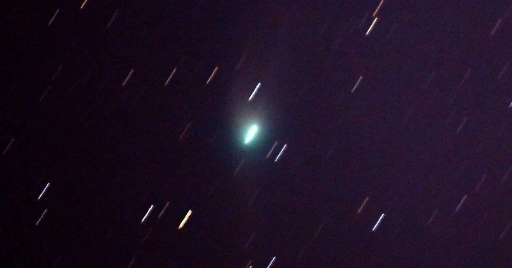 Article image for Photo: Green comet visible in Billings night sky