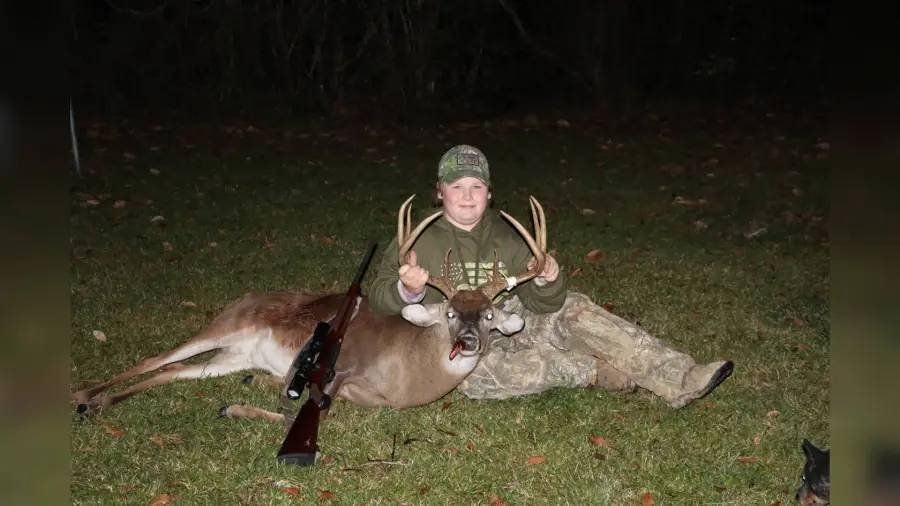 Article image for 12-year-old hunter takes 10-point deer called ‘Pretty Boy’ in Louisiana