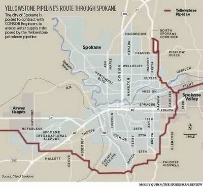Article image for Study will gauge risks to Spokane’s water supply from catastrophic leak of Yellowstone pipeline