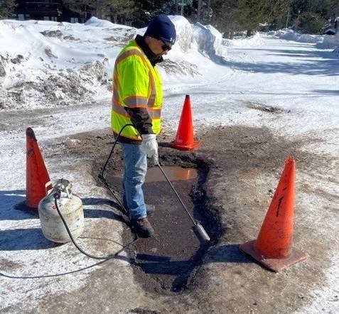 Article image for ‘Unprecedented’ amount of potholes being strategically fixed in South Lake Tahoe