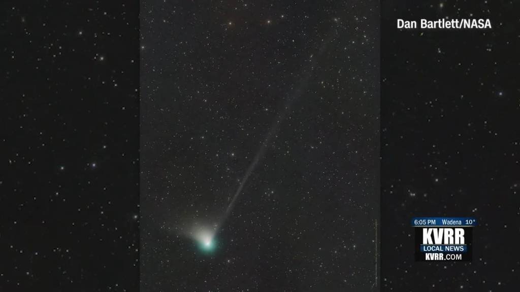 Article image for Green comet to appear in sky for first time in 50,000 years