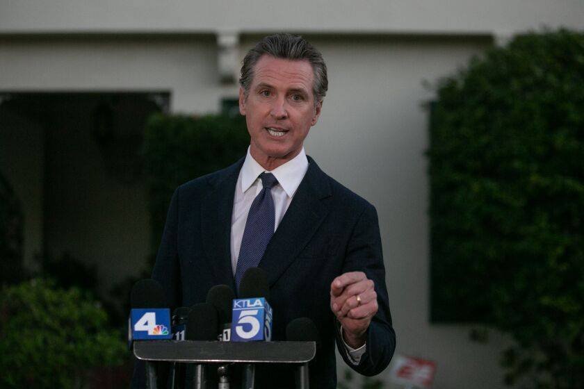 Article image for Column: Newsom is pushing for more gun control restrictions. Polling shows Californians overwhelmingly support them