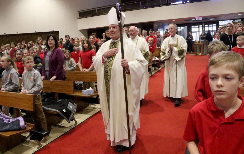Article image for Bishop joins celebration at Kuemper