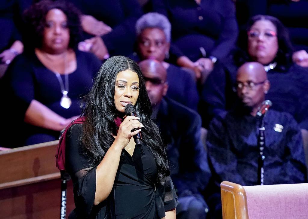 Article image for Mother of Jalen Randle, man killed by Houston police, sings at Tyre Nichols’ funeral
