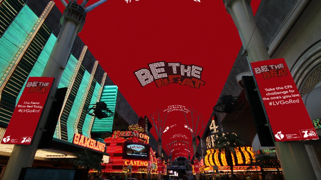 Article image for Fremont Street Experience canopy to display special Pro Bowl, Wear Red Day messages