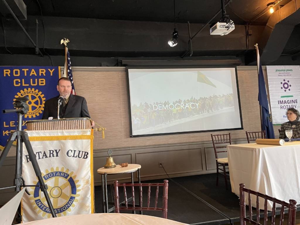 Article image for Patterson School professor speaks about world events to Lexington Rotary Club