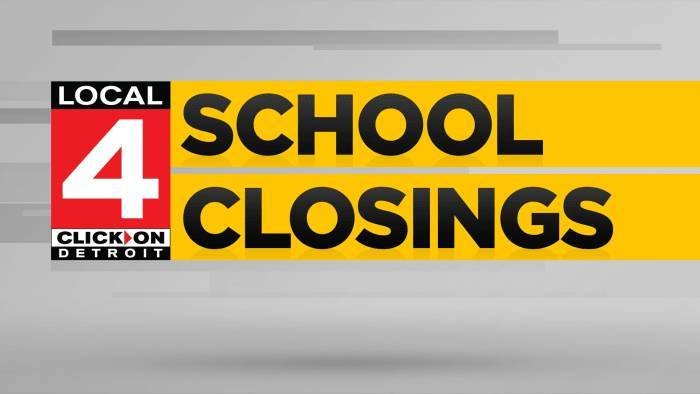 Article image for Metro Detroit school closings list for Friday, Feb. 3, 2023: Track updates here