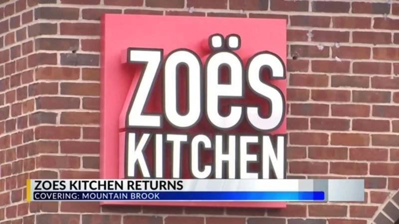 Article image for Zoes Kitchen returning to Mountain Brook