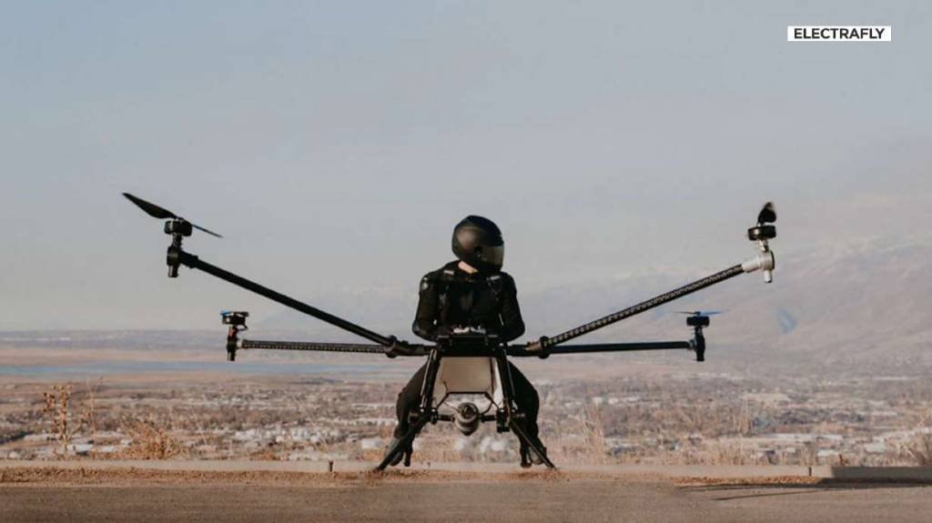 Article image for Utah company is developing a flying motorcycle
