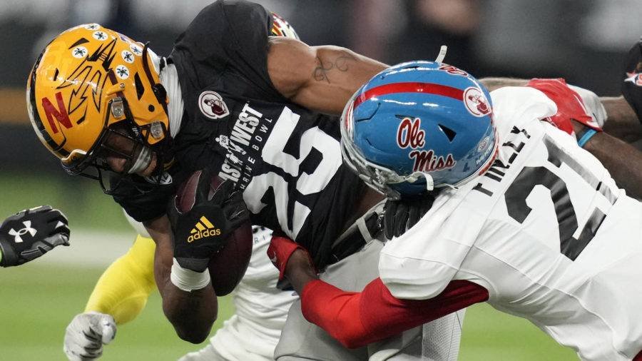 Article image for ASU’s Xazavian Valladay makes his mark in week at East-West Shrine Bowl