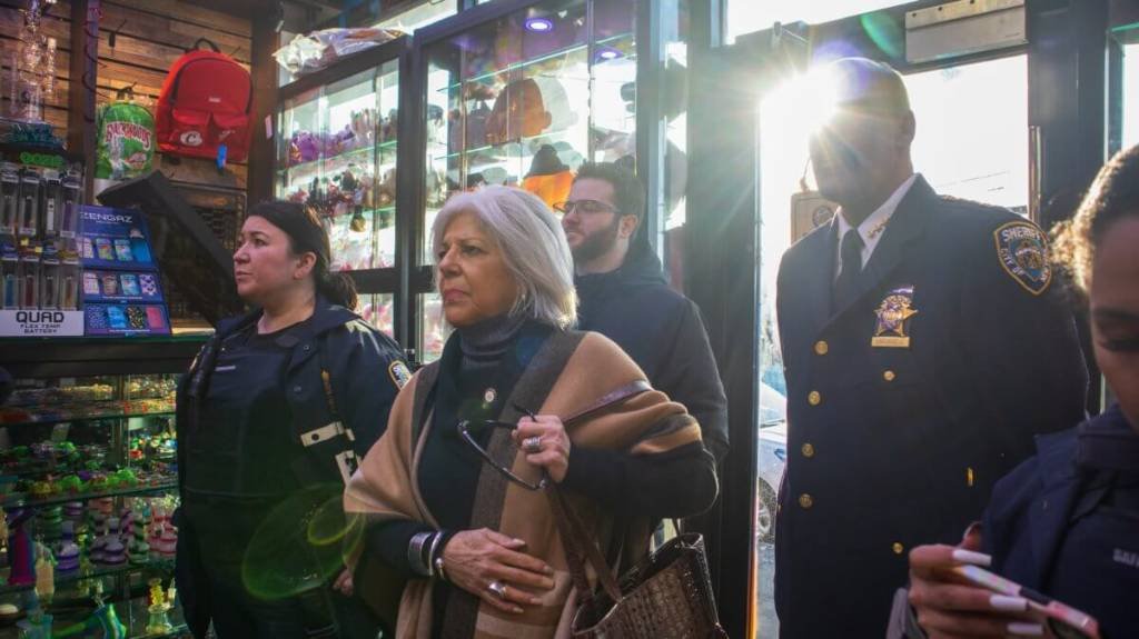 Article image for ‘Joint effort’: Queens councilwoman joins NYPD in illegal smoke shop raids