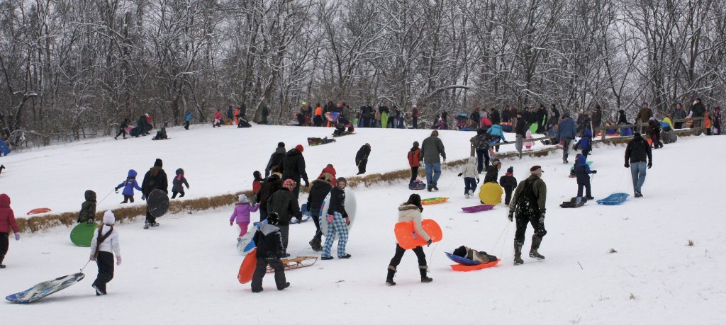 Article image for Find 20 sledding hills to slide down this winter in Columbus