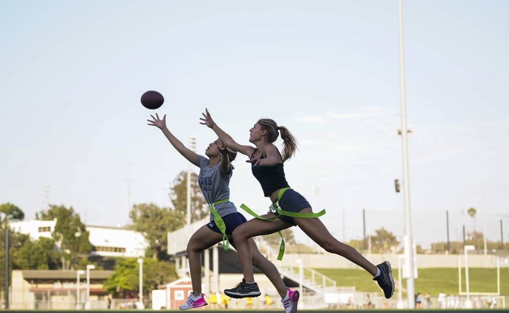 Article image for California weighs making flag football a girls’ school sport