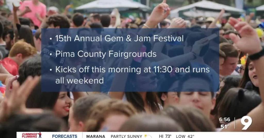 Article image for Gem & Jam Festival Feb. 3 - 5 at the Pima County Fairgrounds