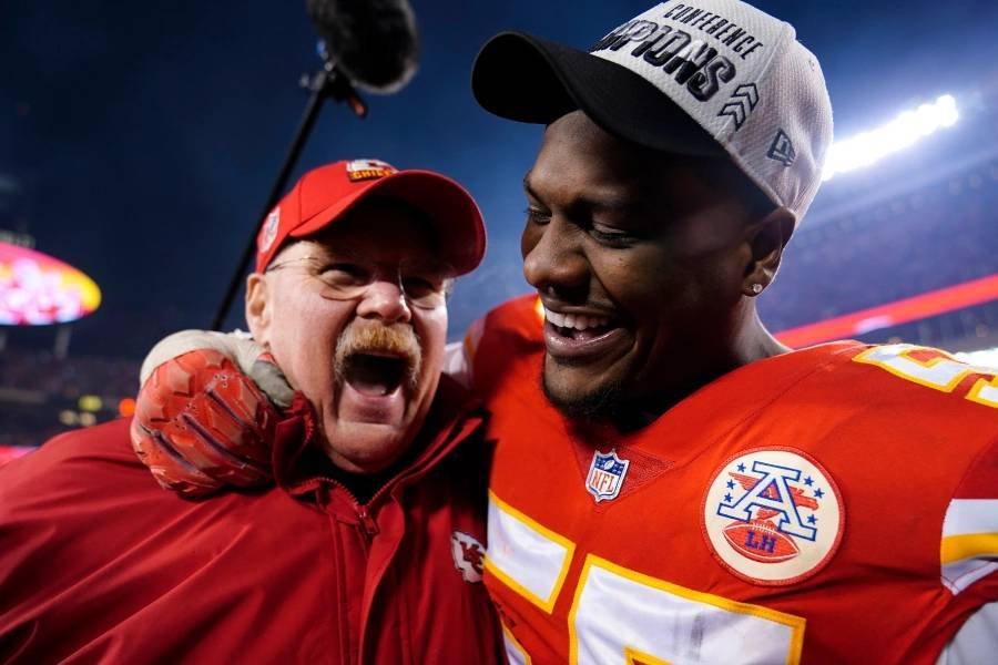 Article image for Why Chiefs’ Coach Andy Reid, player Frank Clark are so close