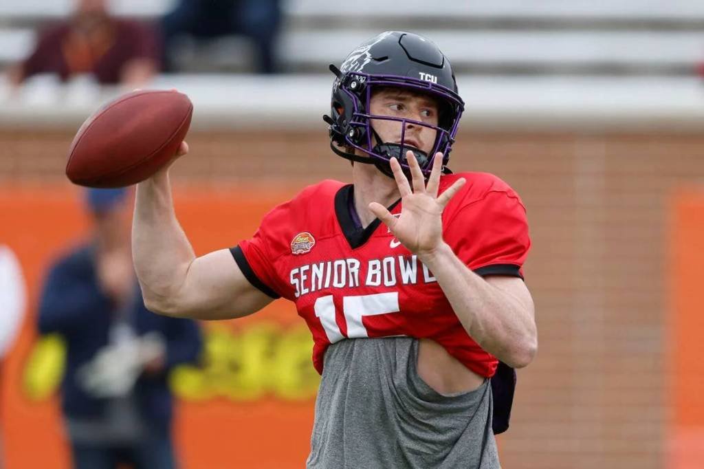 Article image for Duggan, Bagent among Senior Bowl QBs vying to improve stock