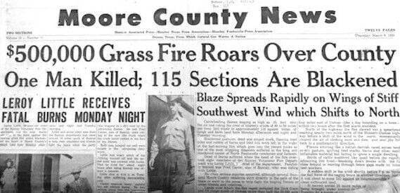 Article image for The crippling fire of 1950