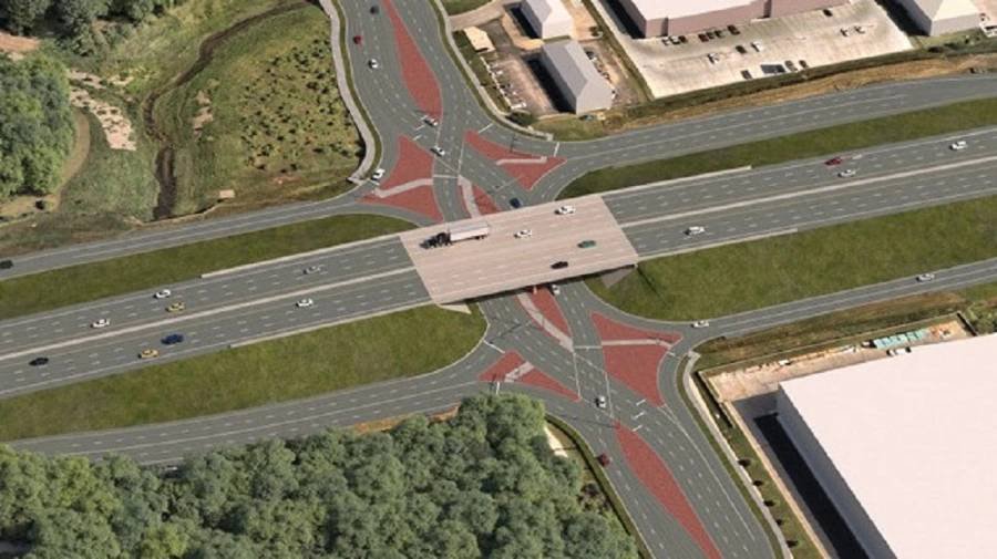 Article image for Wichita may get diverging diamond interchanges on K-96
