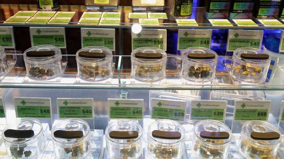 Article image for Cannabis sales drop in Washington state for 1st time since legalization