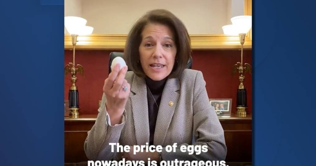 Article image for Sen. Catherine Cortez Masto calls for investigation into surging egg prices