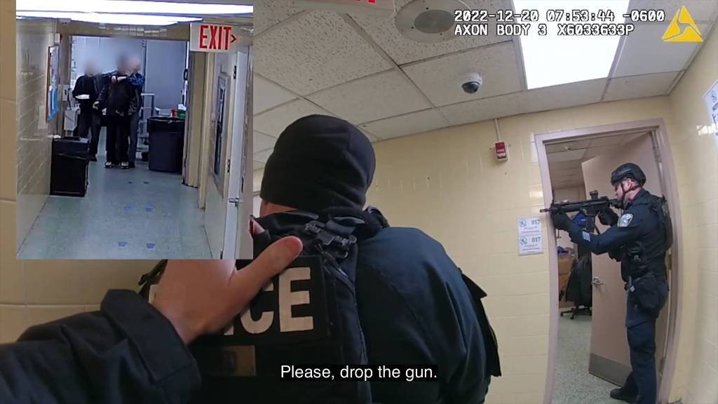 Article image for Milwaukee police release footage of officer shooting and killing a resident at a center for veterans