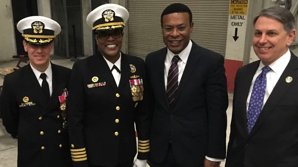 Article image for History made as Naval Station Norfolk welcomes first African American woman to lead base