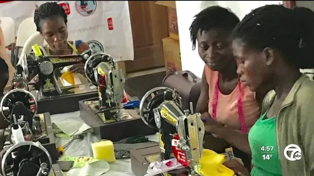 Article image for Cass Tech community project helps Ghana women make feminine products