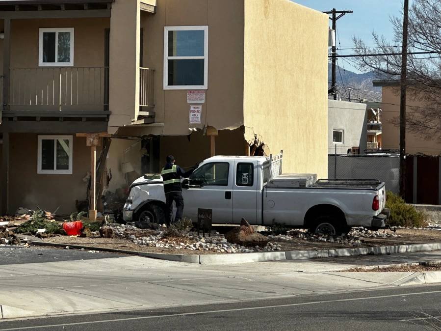 Article image for Truck plows through Albuquerque family’s apartment, police investigate