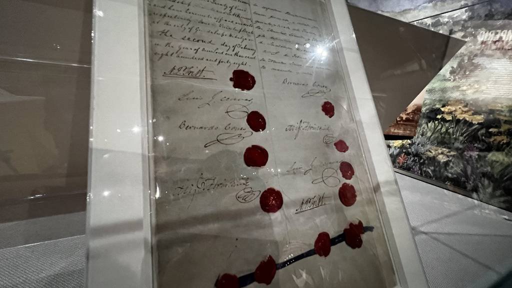 Article image for Pages of historic Treaty of Guadalupe Hidalgo on display in Denver