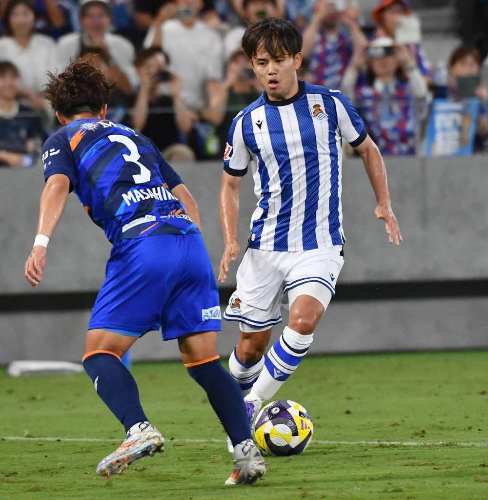 公式戦3試合連続欠場の久保建英、2日連続でチーム練習参加 バスクダービーでの復帰に大前進