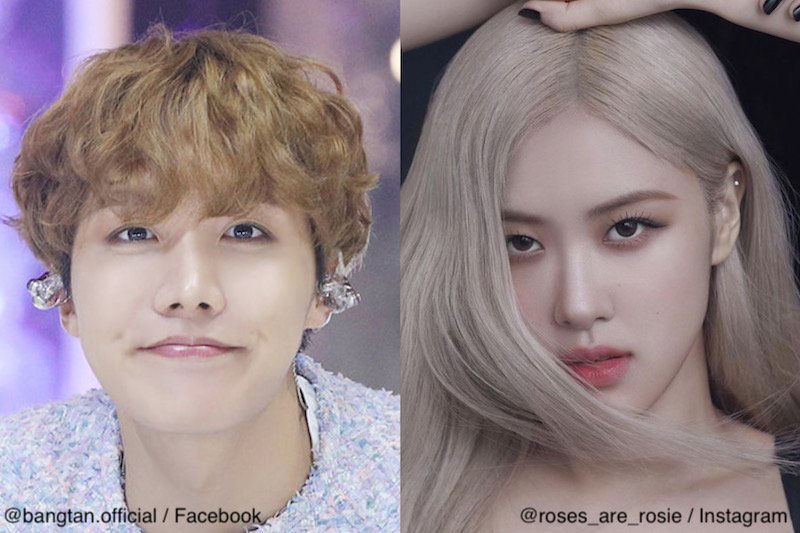 Bts J Hopeとblackpink ロゼ まったく同じ曲をファンにおすすめ ホギーのブログ